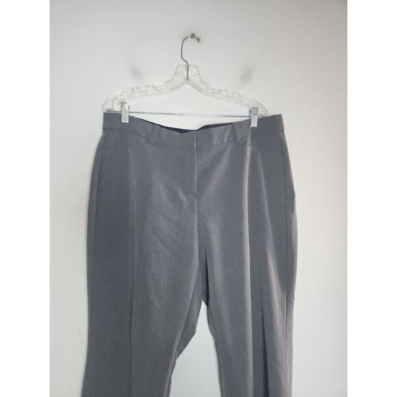 NWT Lane Bryant "The Houston" Grey Straight Leg Dress/Trouser Pants size 16R - Picture 2 of 9